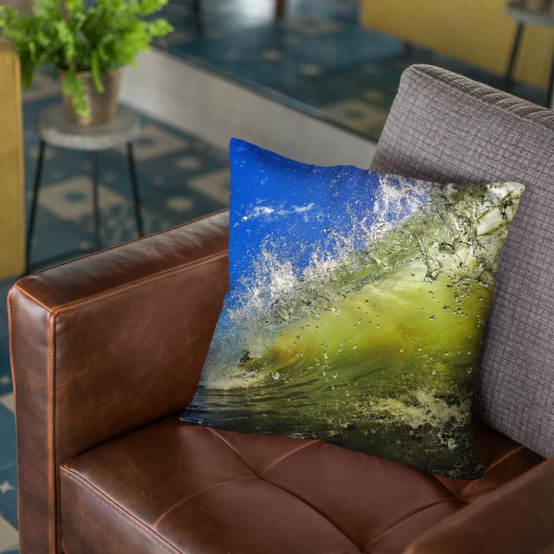 Surf Throw Pillow By Niklas Gustafson