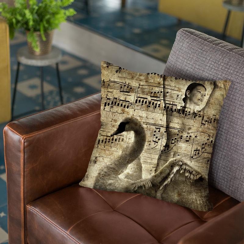 Swan Lake Throw Pillow By Niklas Gustafson