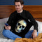 Swedish Skull Throw Pillow By Nicklas Gustafsson