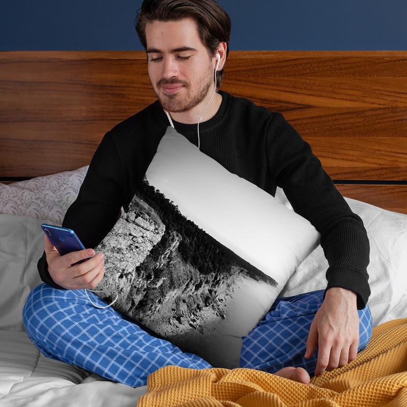 Where Sea Meets Land Throw Pillow By Niklas Gustafson
