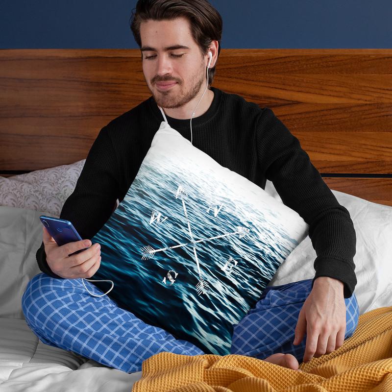 Winds Of The Sea Throw Pillow By Niklas Gustafson