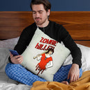 Zombie Killer Throw Pillow By Niklas Gustafson