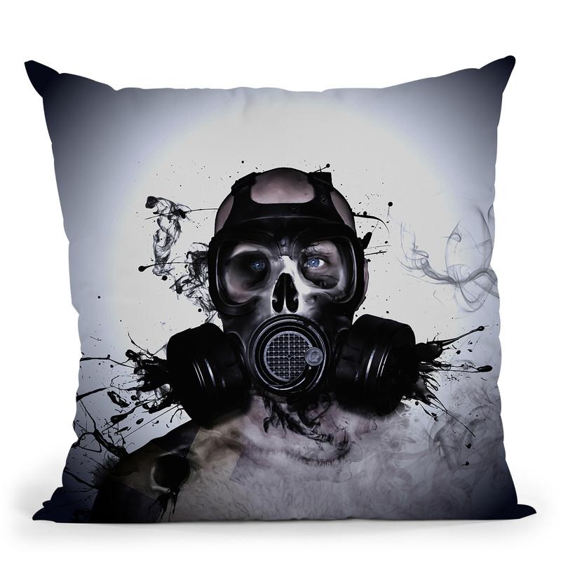 Zombie Warrior Throw Pillow By Niklas Gustafson
