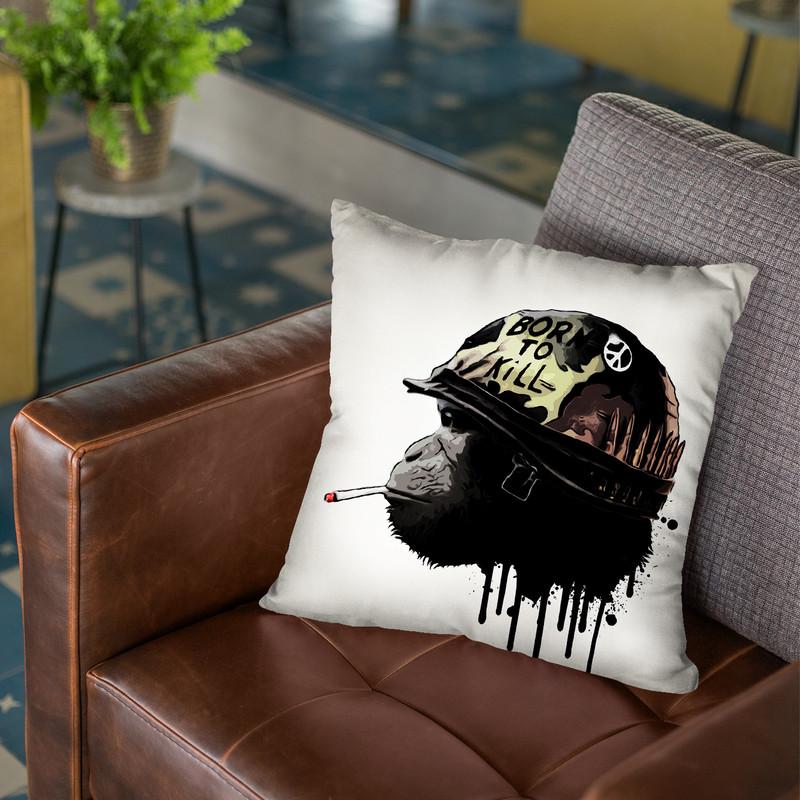 Born To Kill Throw Pillow By Niklas Gustafson
