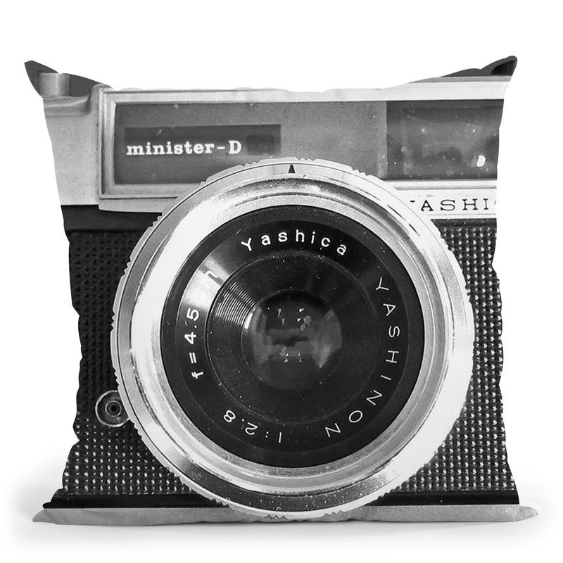 Camera Throw Pillow By Niklas Gustafson