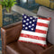 American Grunge Flag Throw Pillow By Niklas Gustafson