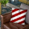 Crumbled Red Stripes Throw Pillow By Niklas Gustafson