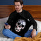 American Skull Throw Pillow By Niklas Gustafson