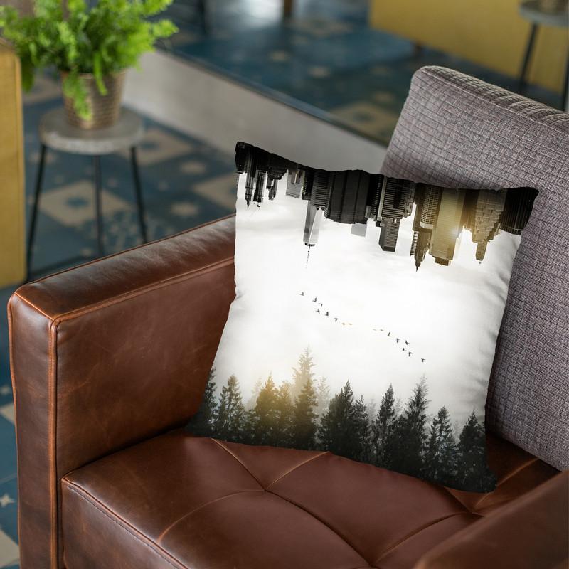 Duality Throw Pillow By Niklas Gustafson