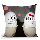 Egg Love Throw Pillow By Niklas Gustafson