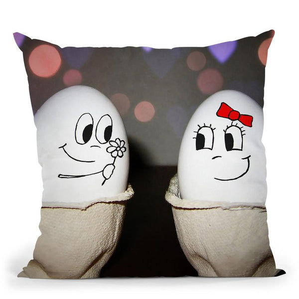 Egg Love Throw Pillow By Niklas Gustafson