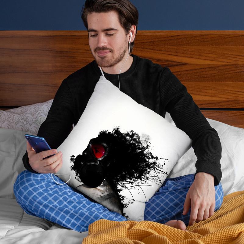 Ghost Warrior Throw Pillow By Niklas Gustafson