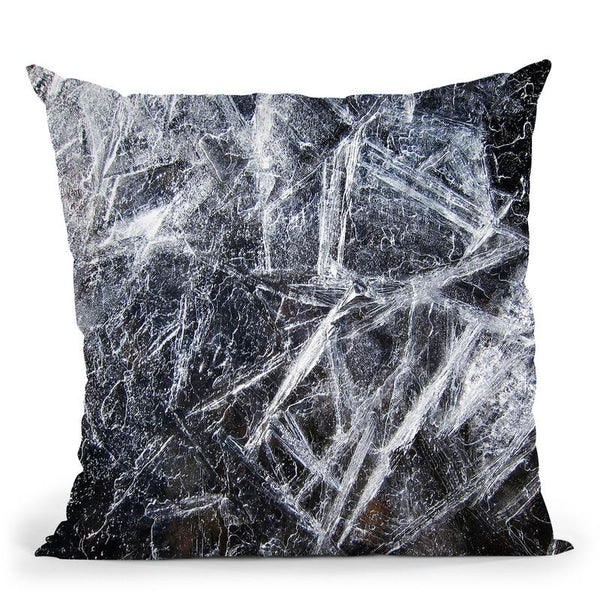 Ice Patterns Throw Pillow By Niklas Gustafson