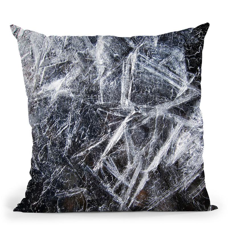 Ice Patterns Throw Pillow By Niklas Gustafson