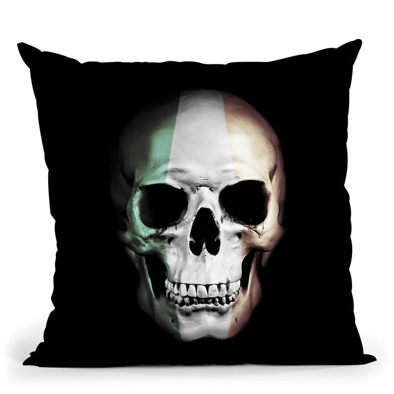 Irish Skull Throw Pillow By Niklas Gustafson