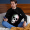 Italian Skull Throw Pillow By Niklas Gustafson