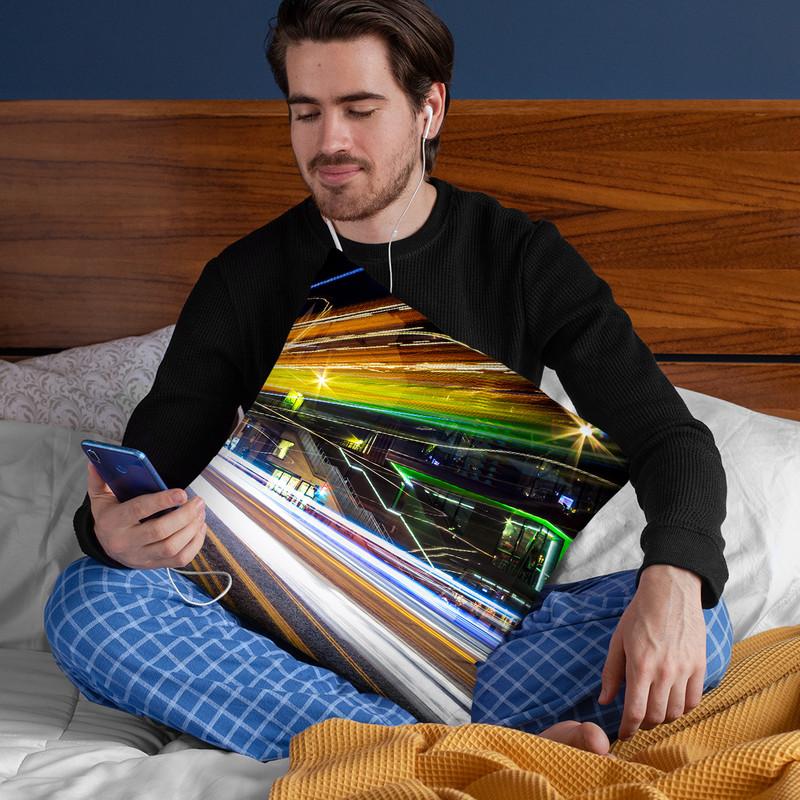 Light Trails Ii Throw Pillow By Niklas Gustafson