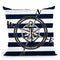 Navy Striped Nautica Throw Pillow By Niklas Gustafson