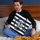 Navy Striped Nautica Throw Pillow By Niklas Gustafson