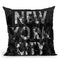 New York City - Black Throw Pillow By Niklas Gustafson