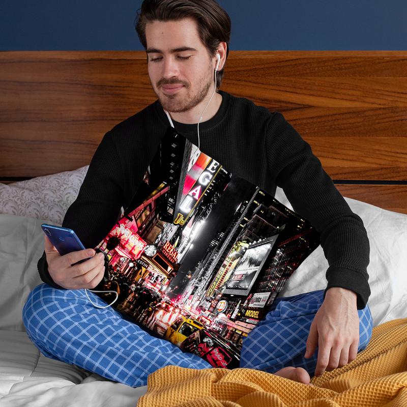 New York City Night Ii Throw Pillow By Niklas Gustafson
