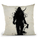 Apocalypse Hunter Throw Pillow By Niklas Gustafson
