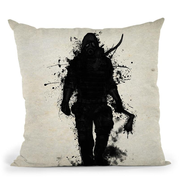 Apocalypse Hunter Throw Pillow By Niklas Gustafson