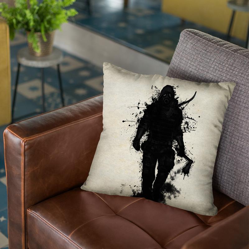 Apocalypse Hunter Throw Pillow By Niklas Gustafson