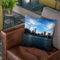 New York Skyline - Color Throw Pillow By Niklas Gustafson