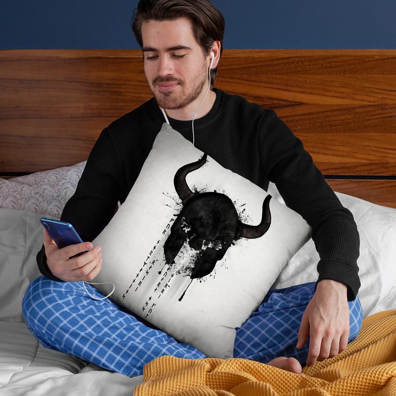 Northmen Throw Pillow By Niklas Gustafson