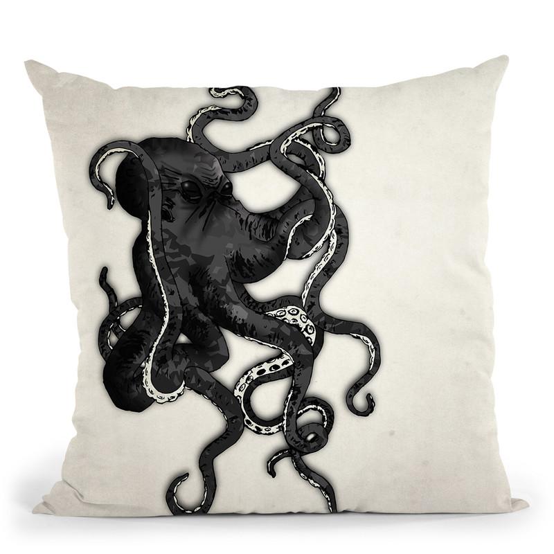 Octopus Throw Pillow By Niklas Gustafson