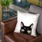 Peeking Cat Throw Pillow By Niklas Gustafson
