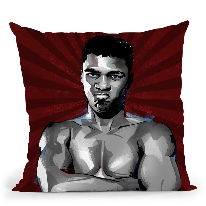Ali Throw Pillow By Nikita Abakumov