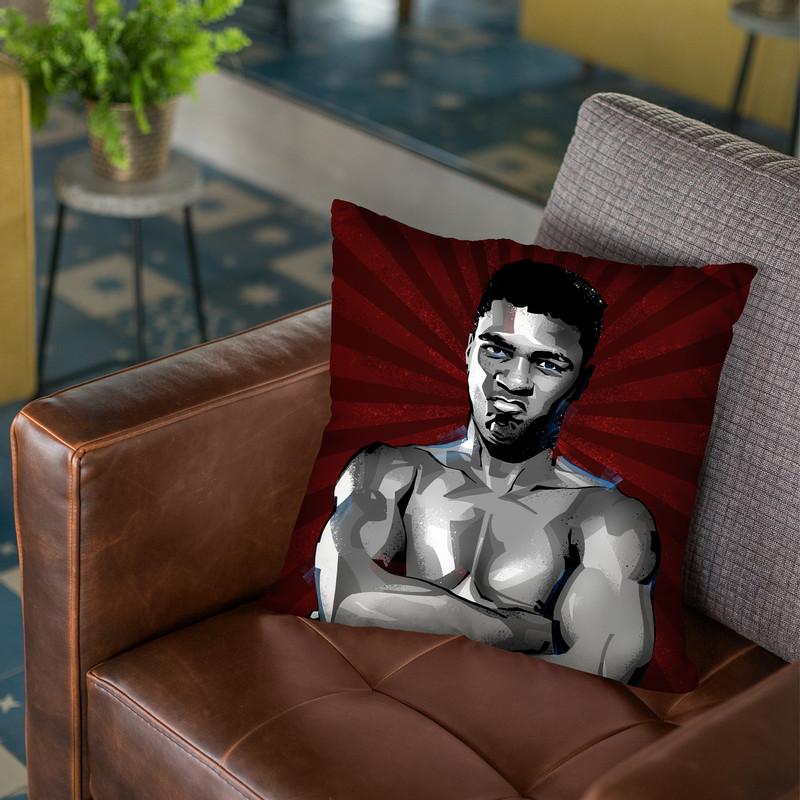 Ali Throw Pillow By Nikita Abakumov