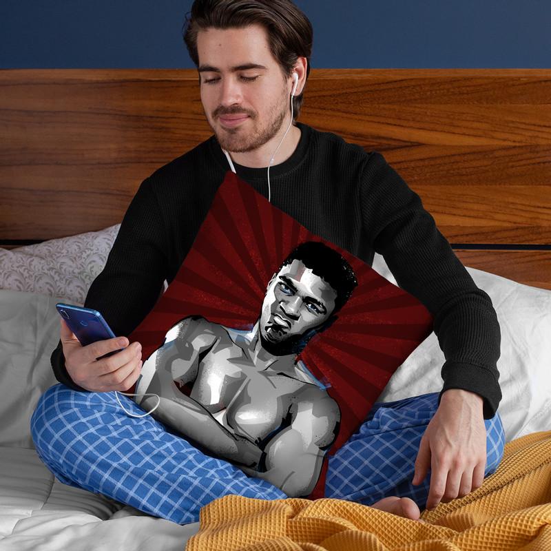 Ali Throw Pillow By Nikita Abakumov