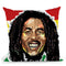 Bob Marley Head Throw Pillow By Nikita Abakumov