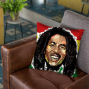 Bob Marley Head Throw Pillow By Nikita Abakumov