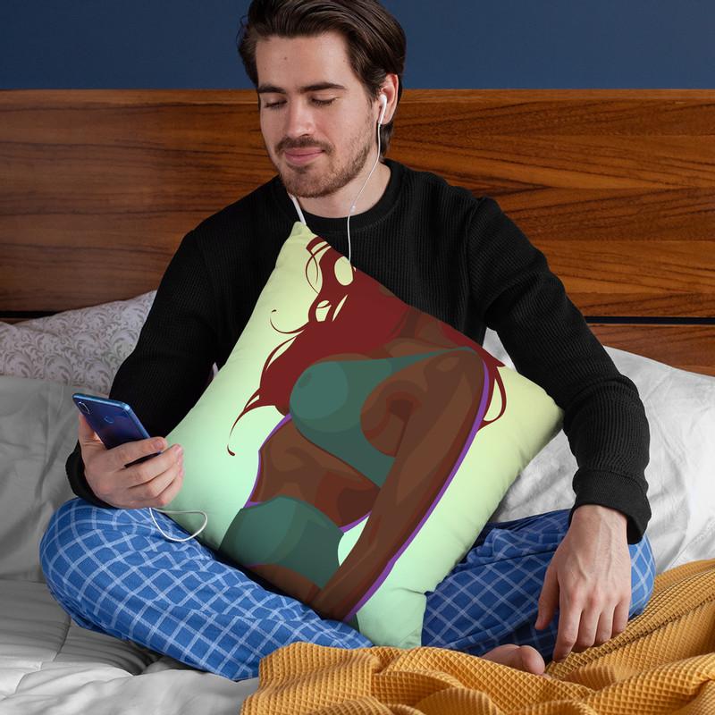 Vivianne Throw Pillow By Nikita Abakumov