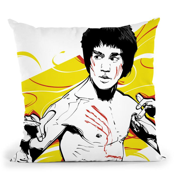 Bruce Lee Iii Throw Pillow By Nikita Abakumov