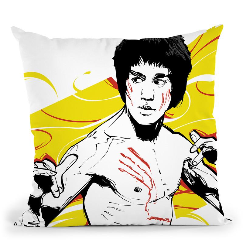 Bruce Lee Iii Throw Pillow By Nikita Abakumov