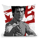 Bruce Lee Iv Throw Pillow By Nikita Abakumov