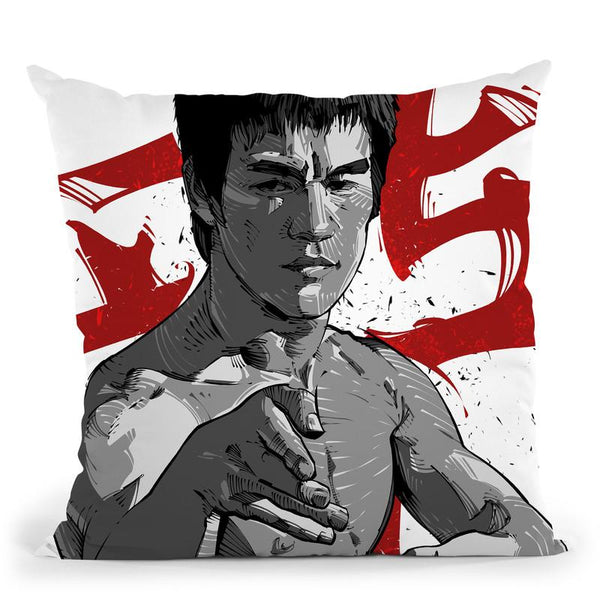 Bruce Lee Iv Throw Pillow By Nikita Abakumov