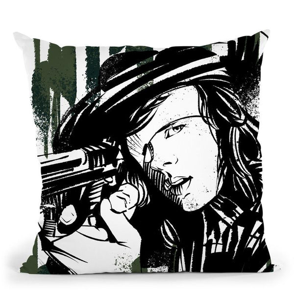 Carl Throw Pillow By Nikita Abakumov