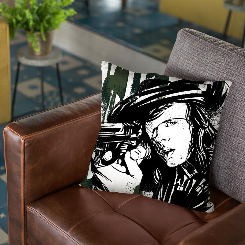 Carl Throw Pillow By Nikita Abakumov