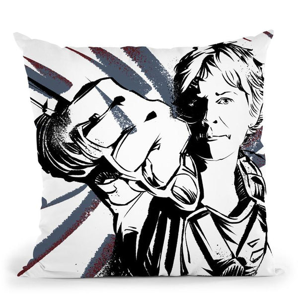 Carol Throw Pillow By Nikita Abakumov