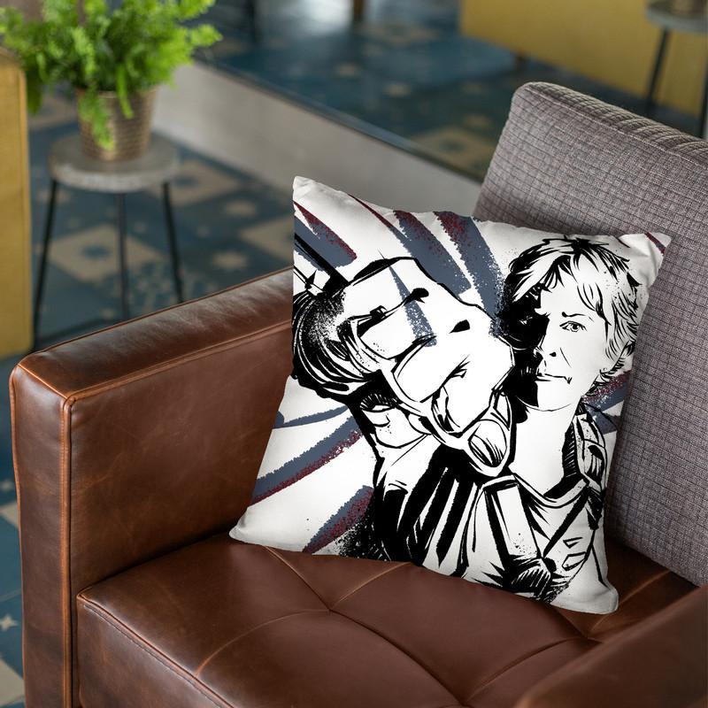 Carol Throw Pillow By Nikita Abakumov