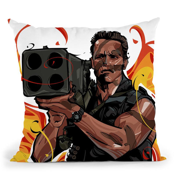 Commando Throw Pillow By Nikita Abakumov