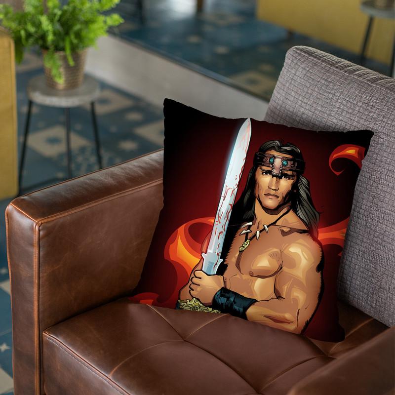 Conan Throw Pillow By Nikita Abakumov
