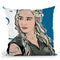 Daenerys Throw Pillow By Nikita Abakumov
