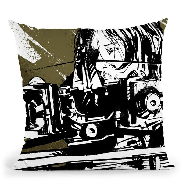 Daryl Throw Pillow By Nikita Abakumov